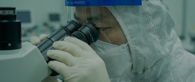 Mirar al microscopio